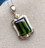 14K GOLD 7.01 CTW NATURAL TOURMALINE & DIAMOND PENDANT