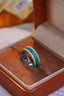 14K GOLD 2.80 CTW VIVID GREEN NATURAL EMERALD & DIAMOND RING