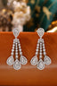 14K GOLD 2.00 CT NATURAL H DIAMOND EARRINGS