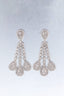 14K GOLD 2.00 CT NATURAL H DIAMOND EARRINGS