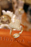 14K GOLD 0.90 CT NATURAL H DIAMOND RING