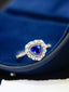 14K GOLD 1.27 CTW NATURAL SAPPHIRE & DIAMOND RING