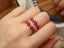 14K GOLD 1.55 CTW NATURAL RUBY & DIAMOND RING