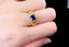 14K GOLD 2.33 CTW NATURAL SAPPHIRE & DIAMOND RING