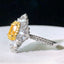 14K GOLD 2.24 CTW NATURAL YELLOW DIAMOND & DIAMOND RING/PENDANT