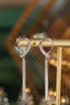 14K GOLD 0.40 CT NATURAL H DIAMOND EARRINGS