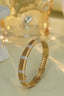 14K GOLD 1.02 CT NATURAL H DIAMOND BANGLE