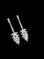 14K GOLD 1.00 CT NATURAL H DIAMOND EARRINGS