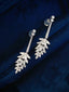 14K GOLD 1.00 CT NATURAL H DIAMOND EARRINGS