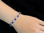 14K GOLD 7.80 CTW NATURAL SAPPHIRE & DIAMOND BRACELET