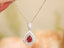 14K GOLD 1.95 CTW NATURAL RUBY & DIAMOND PENDANT