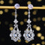 14K GOLD 1.44 CTW NATURAL SAPPHIRE & DIAMOND EARRINGS