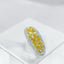 14K GOLD 1.37 CTW NATURAL YELLOW DIAMOND & DIAMOND RING