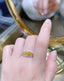 14K GOLD 1.37 CTW NATURAL YELLOW DIAMOND & DIAMOND RING