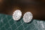 14K GOLD 0.94 CT NATURAL H DIAMOND EARRINGS