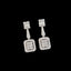 14K GOLD 0.80 CT NATURAL H DIAMOND EARRINGS