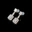 14K GOLD 0.80 CT NATURAL H DIAMOND EARRINGS