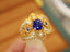 14K GOLD 1.57 CTW NATURAL SAPPHIRE & DIAMOND RING