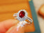 14K GOLD 1.56 CTW NATURAL RUBY & DIAMOND RING