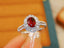 14K GOLD 1.56 CTW NATURAL RUBY & DIAMOND RING