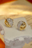 14K GOLD 0.34 CT NATURAL H DIAMOND EARRINGS