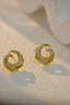 14K GOLD 0.50 CT NATURAL H DIAMOND EARRINGS