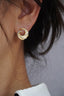 14K GOLD 0.50 CT NATURAL H DIAMOND EARRINGS