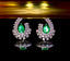 14K GOLD 1.05 CTW NATURAL EMERALD & DIAMOND EARRINGS