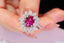 14K GOLD 3.06 CTW NATURAL RUBY & DIAMOND RING