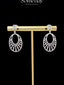 14K GOLD 1.00 CT NATURAL H DIAMOND EARRINGS