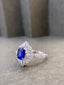 14K GOLD 2.22 CTW NATURAL SAPPHIRE & DIAMOND RING/PENDANT