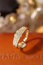 14K GOLD 0.55 CT NATURAL H DIAMOND RING