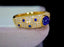 14K GOLD 1.41 CTW NATURAL SAPPHIRE & DIAMOND RING