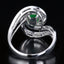 14K GOLD 1.42 CTW NATURAL EMERALD & DIAMOND RING