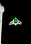 14K GOLD 1.31 CTW NATURAL EMERALD & DIAMOND RING