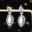 14K GOLD 3.76 CTW NATURAL EMERALD & DIAMOND EARRINGS