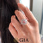 GIA CERTIFIED 14K GOLD 0.26 CT NATURAL PINK DIAMOND & DIAMOND RING