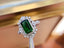 14K GOLD 3.39 CT NATURAL TOURMALINE & DIAMOND RING