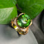 14K GOLD 11.90 CT NATURAL TOURMALINE & DIAMOND RING