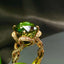 14K GOLD 11.90 CT NATURAL TOURMALINE & DIAMOND RING