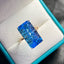 14K GOLD 11.80 CT NATURAL TOPAZ & DIAMOND RING