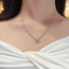 14K GOLD 0.80 CT NATURAL H DIAMOND NECKLACE