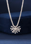 14K GOLD 0.80 CT NATURAL H DIAMOND NECKLACE