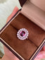 14K GOLD 2.59 CTW NATURAL RUBY & DIAMOND RING