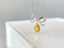 14K GOLD 0.18 CTW NATURAL YELLOW DIAMOND & DIAMOND NECKLACE