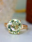 14K GOLD 4.45 CTW NATURAL TOURMALINE & DIAMOND RING