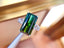 14K GOLD 7.80 CT NATURAL TOURMALINE & DIAMOND RING