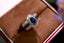 14K GOLD 2.22 CTW NATURAL SAPPHIRE & DIAMOND RING