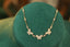 14K GOLD 0.50 CT NATURAL H DIAMOND NECKLACE