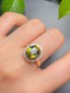 14K GOLD 4.43 CT NATURAL TOURMALINE & DIAMOND RING